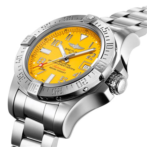 breitling avenger 2 seawolf yellow|breitling avenger seawolf price.